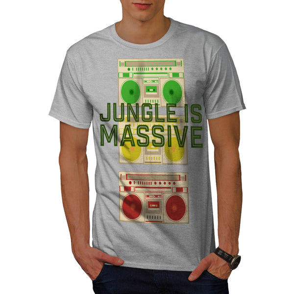 Massive Jungle Music Mens T-Shirt