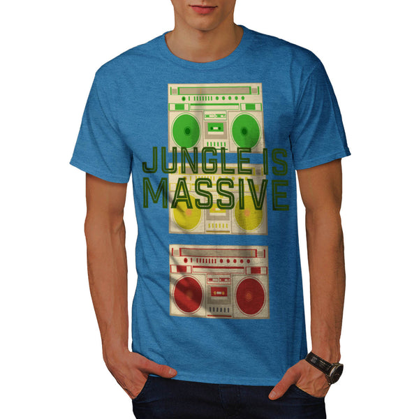 Massive Jungle Music Mens T-Shirt