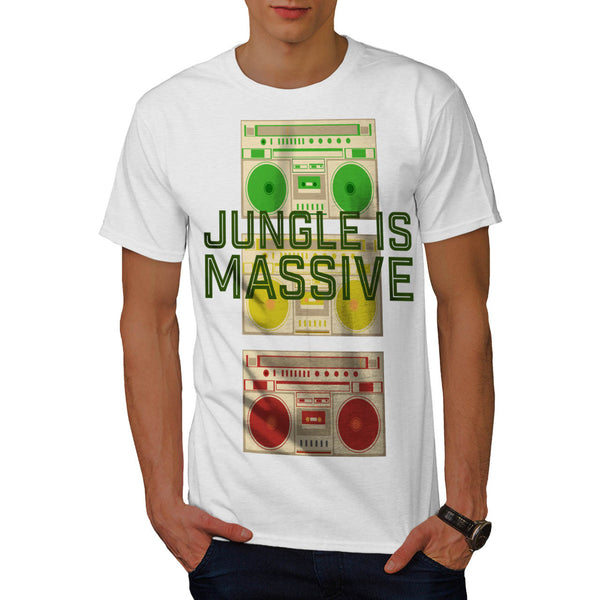 Massive Jungle Music Mens T-Shirt