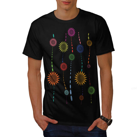 Colour Chain Pattern Mens T-Shirt