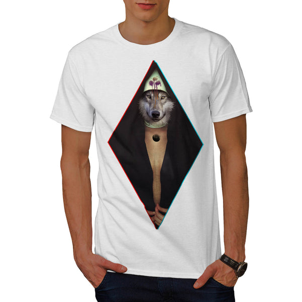 Magical Wolf Man Mens T-Shirt