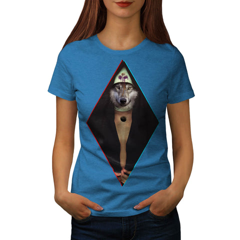 Magical Wolf Man Womens T-Shirt