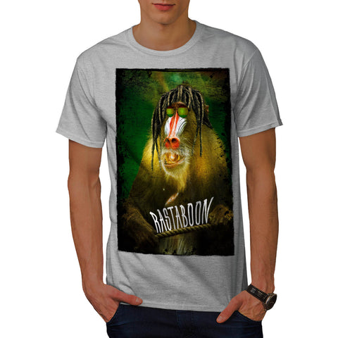 Rasta Baboon Style Mens T-Shirt