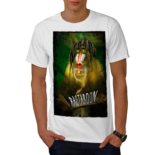 Rasta Baboon Style Mens T-Shirt