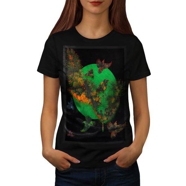 Crow Forest Flight Womens T-Shirt