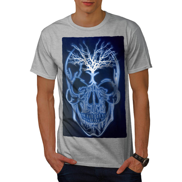 Skull Head Soul Glow Mens T-Shirt