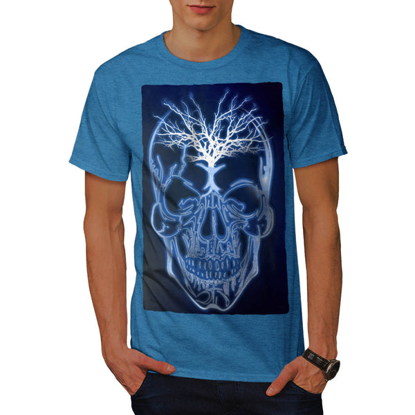 Skull Head Soul Glow Mens T-Shirt