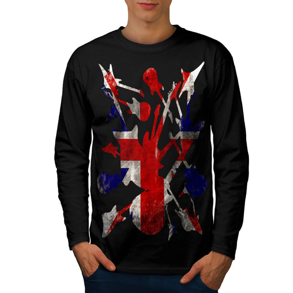 Rock&Roll Britain Mens Long Sleeve T-Shirt