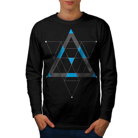 Kaleidoscope Dream Life Mens Long Sleeve T-Shirt