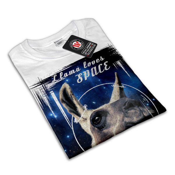 Lama Love Space Fun Mens T-Shirt