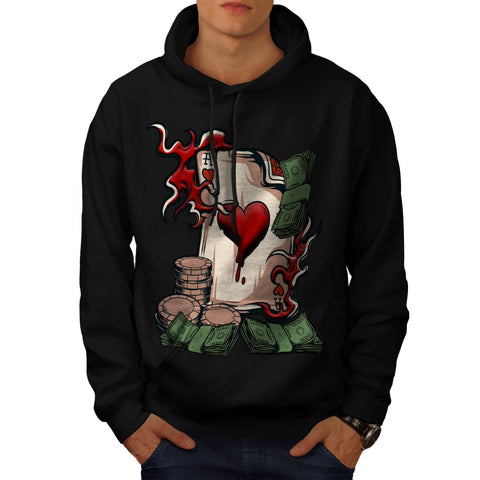 Poker Play Fashion Mens Hoodie