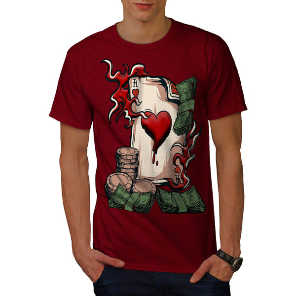 Poker Play Fashion Mens T-Shirt