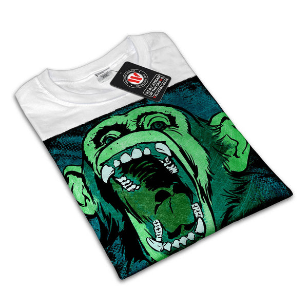 Crazy Monkey Scream Mens T-Shirt