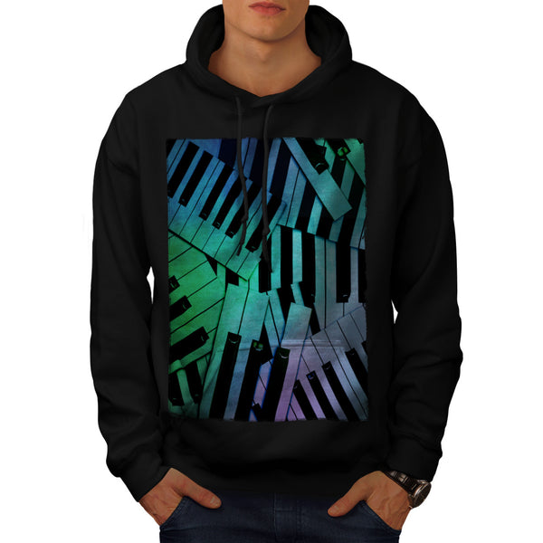 Keybord Play Music Mens Hoodie