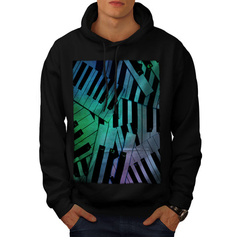 Keybord Play Music Mens Hoodie