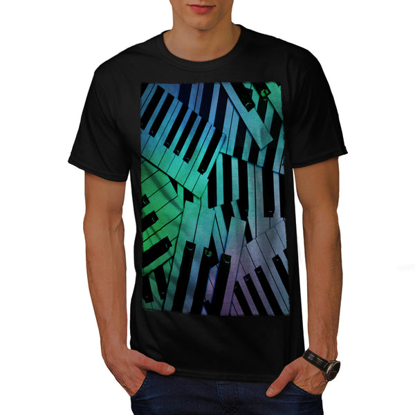 Keybord Play Music Mens T-Shirt