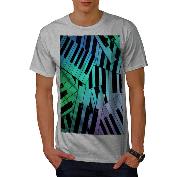 Keybord Play Music Mens T-Shirt