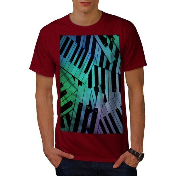 Keybord Play Music Mens T-Shirt