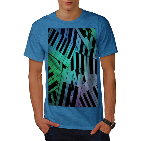 Keybord Play Music Mens T-Shirt