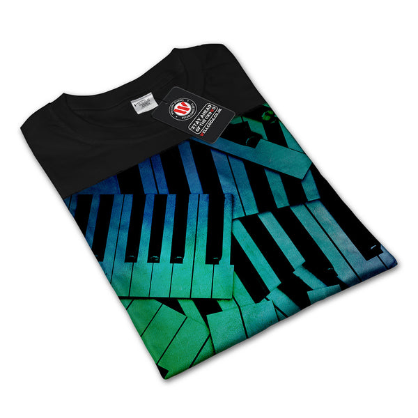 Keybord Play Music Womens Long Sleeve T-Shirt