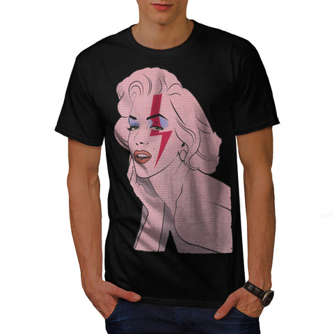 Monroe Becomes Bowie Mens T-Shirt