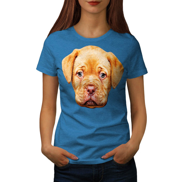 Puppy Dog Sad Face Womens T-Shirt
