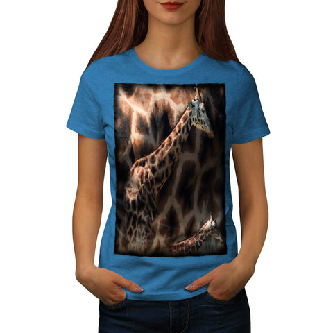Long Giraffe Neck Womens T-Shirt