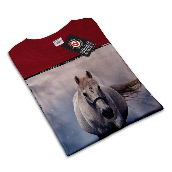 White Horse Running Womens T-Shirt