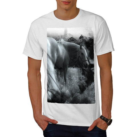 Mountainside Horse Mens T-Shirt