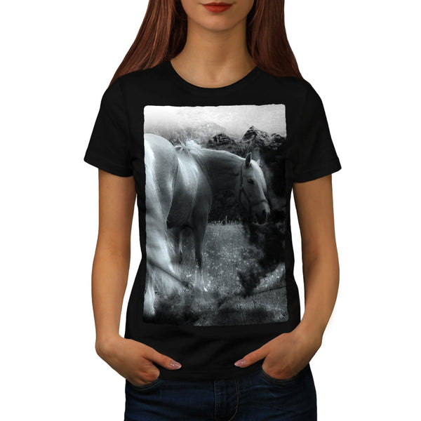 Mountainside Horse Womens T-Shirt