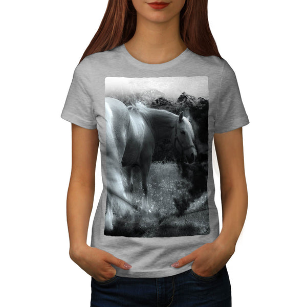 Mountainside Horse Womens T-Shirt