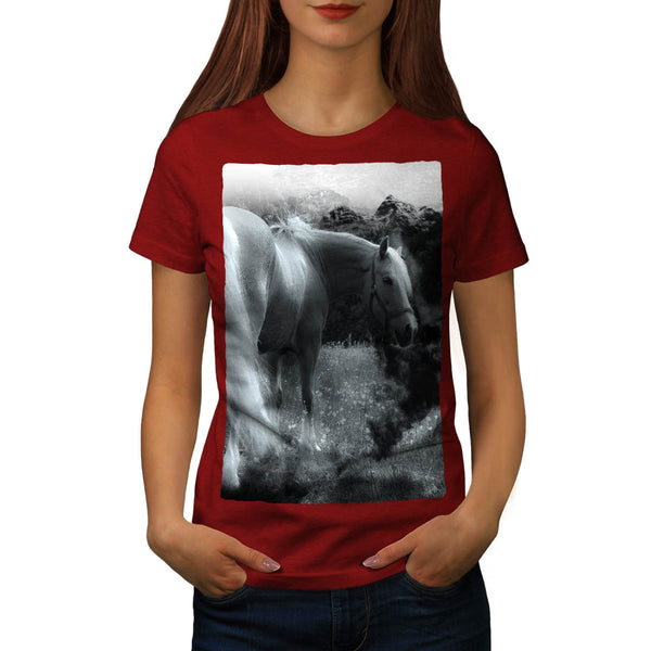 Mountainside Horse Womens T-Shirt