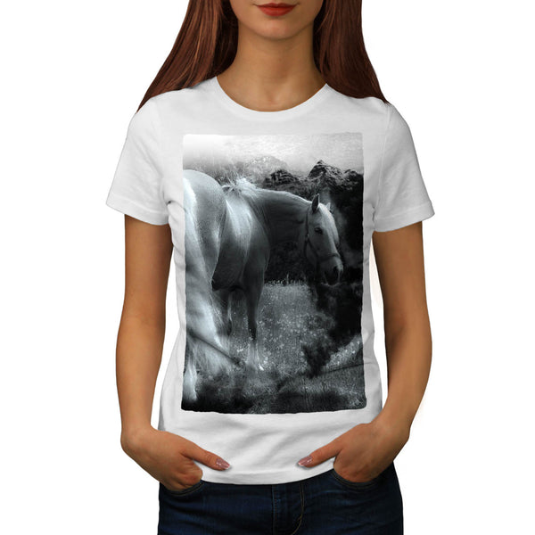 Mountainside Horse Womens T-Shirt