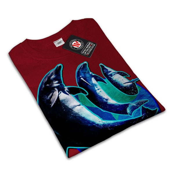 Dolphin Splash Dance Mens T-Shirt