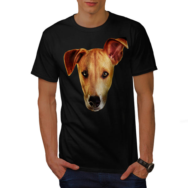 Doggy Head Ear Lift Mens T-Shirt