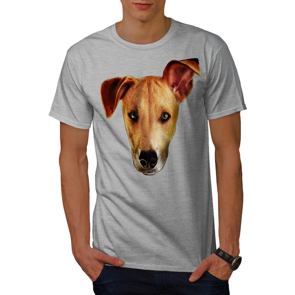 Doggy Head Ear Lift Mens T-Shirt