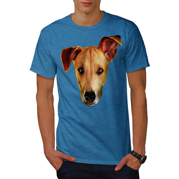 Doggy Head Ear Lift Mens T-Shirt