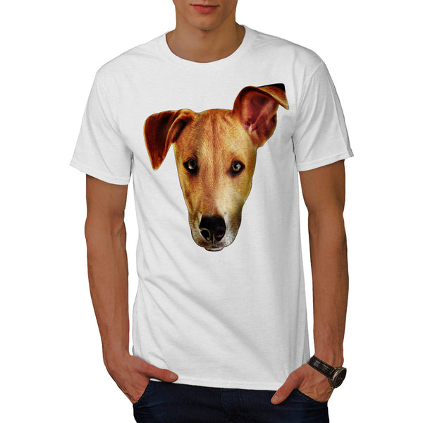 Doggy Head Ear Lift Mens T-Shirt