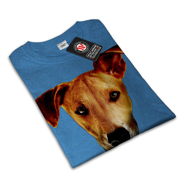 Doggy Head Ear Lift Mens T-Shirt