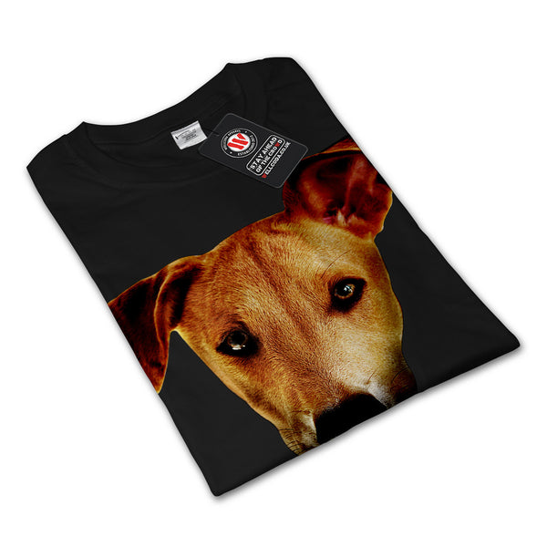 Doggy Head Ear Lift Womens Long Sleeve T-Shirt