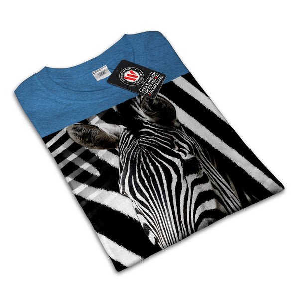 Zebra Head Fashion Womens T-Shirt