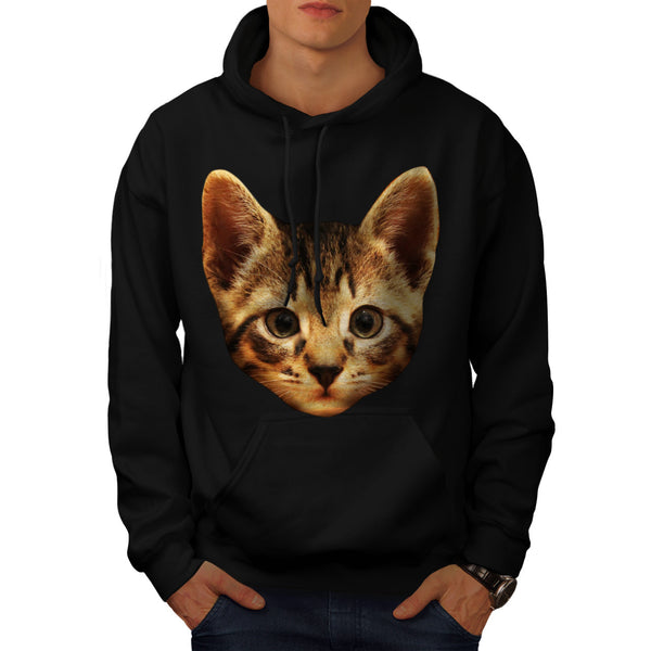 Lovely Kitten Eye Mens Hoodie