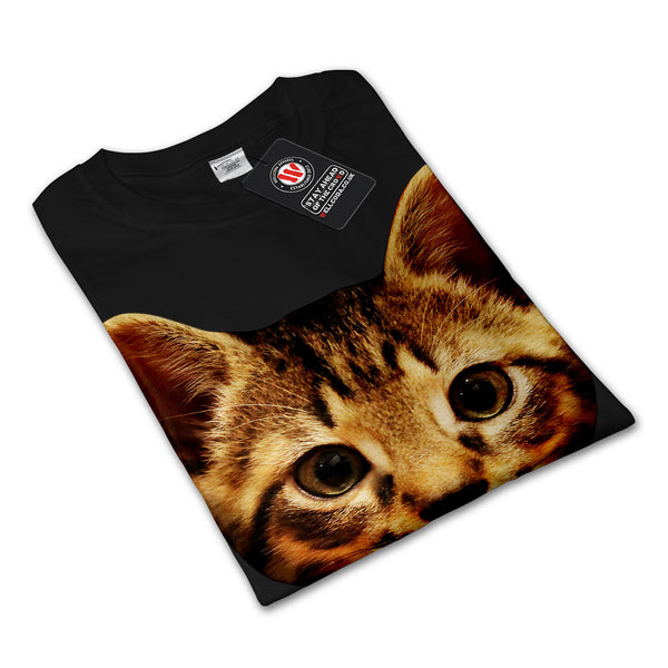 Lovely Kitten Eye Womens Long Sleeve T-Shirt