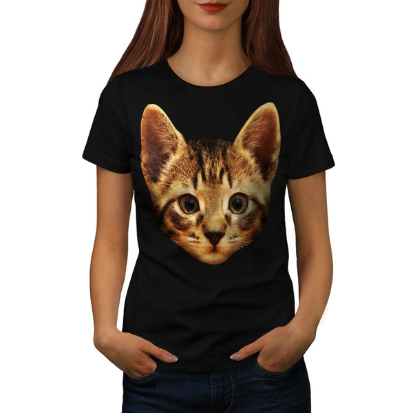 Lovely Kitten Eye Womens T-Shirt