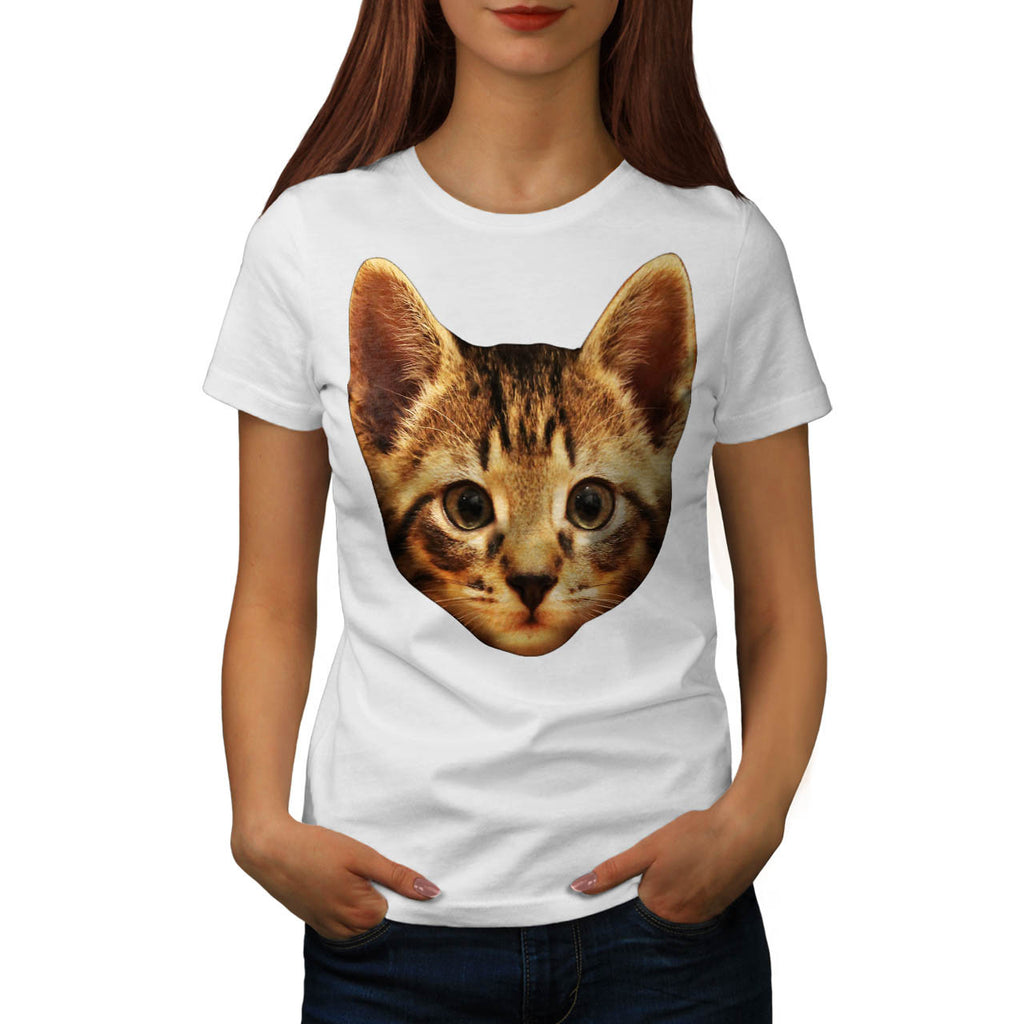Lovely Kitten Eye Womens T-Shirt