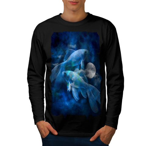 Underwater Creature Mens Long Sleeve T-Shirt