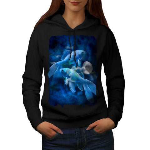 Underwater Creature Womens Hoodie