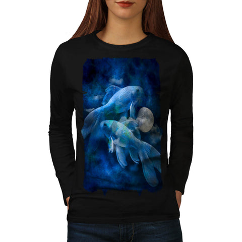 Underwater Creature Womens Long Sleeve T-Shirt