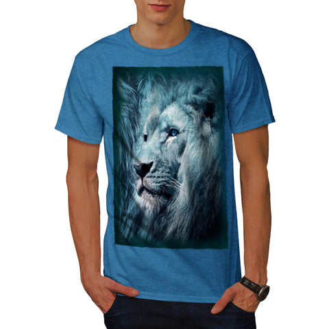 Mighty Lion Face Mens T-Shirt