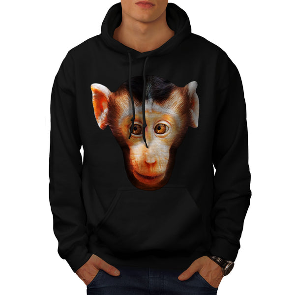 Interested Monkey Mens Hoodie